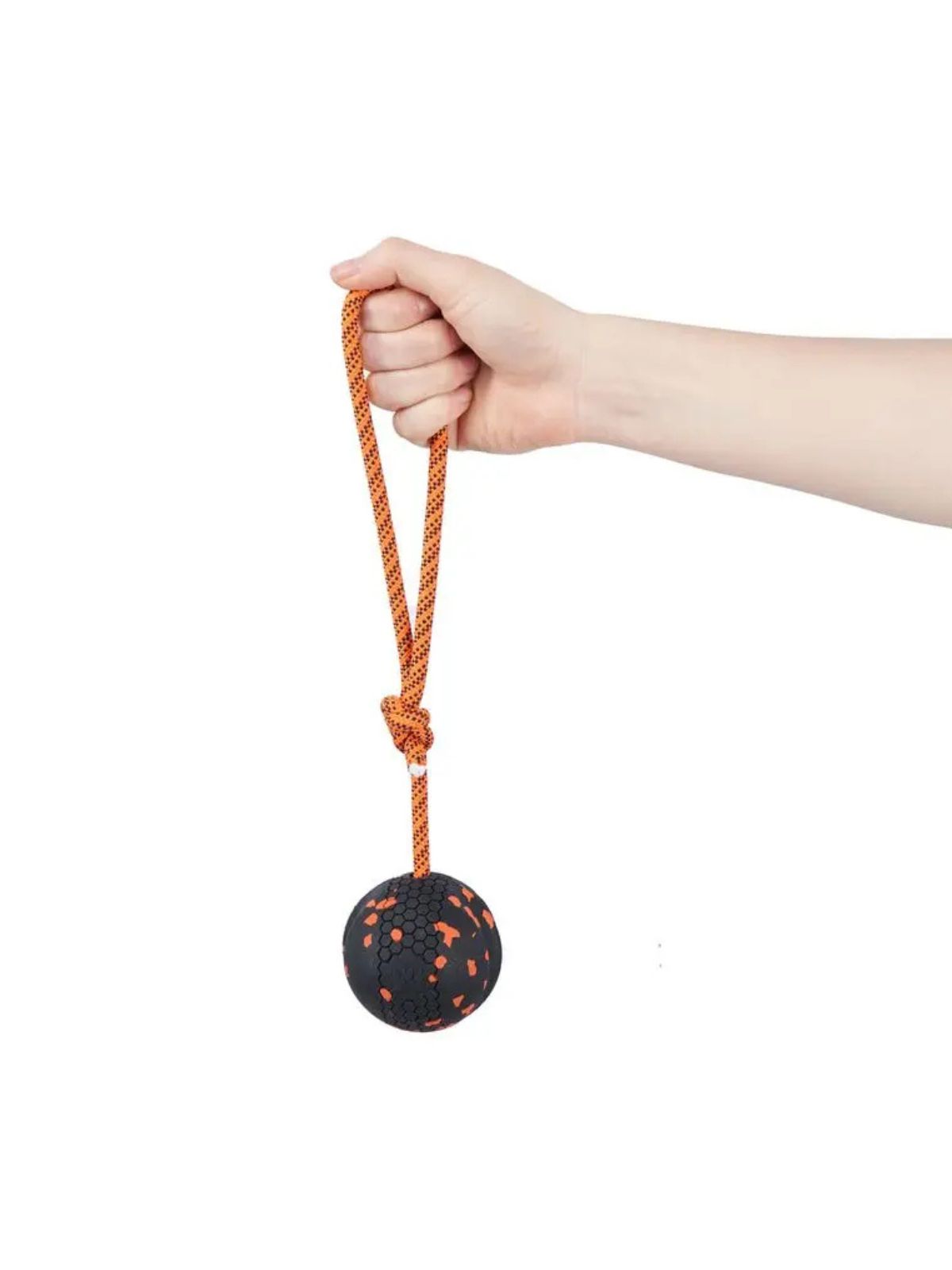 NON-STOP DOGWEAR lopta na lane DOG BALL ON ROPE 6cm