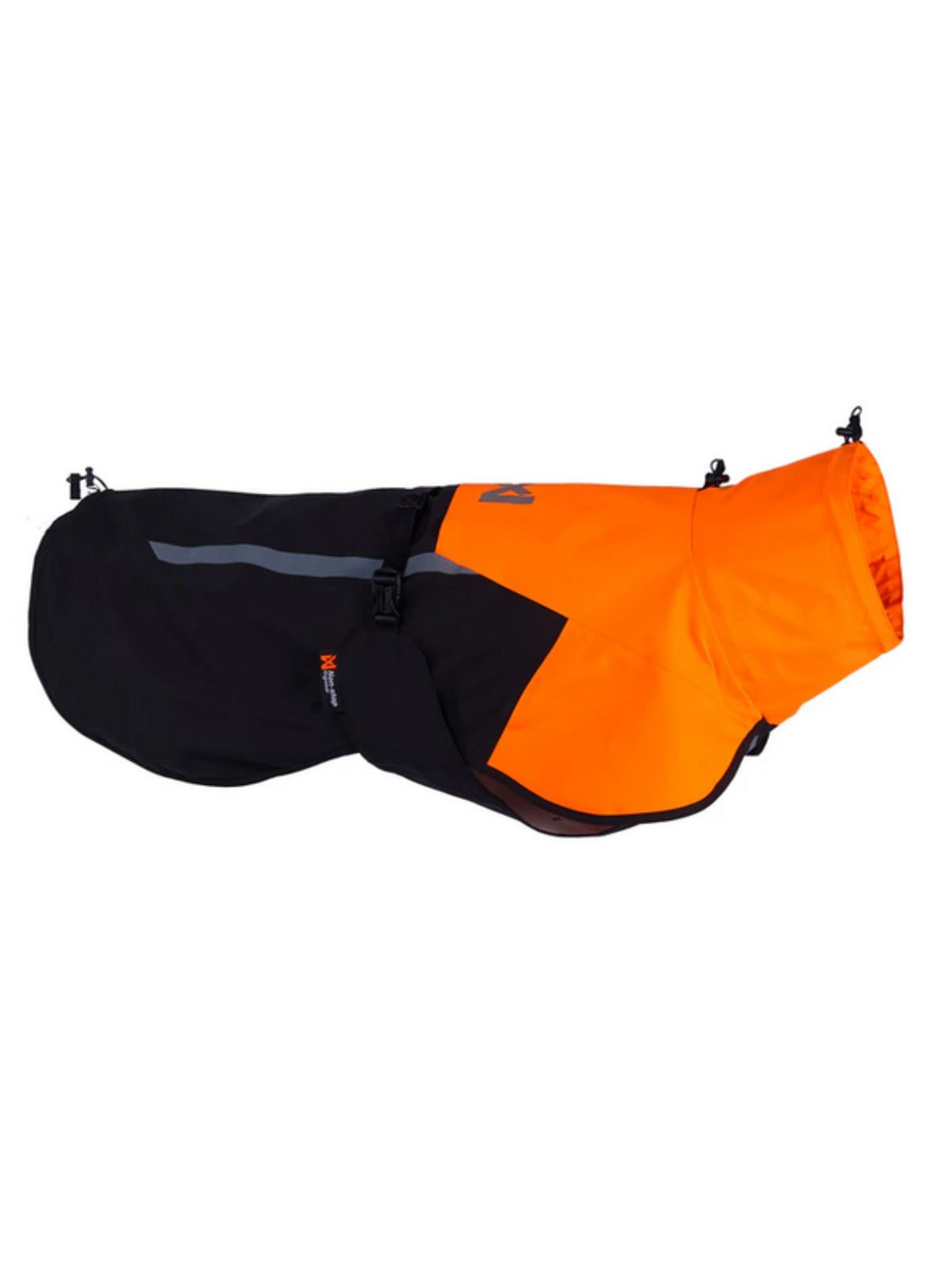 NON-STOP DOGWEAR pršiplášť FJORD raincoat 2.0 - čierno/oranžová